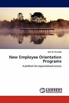 portada new employee orientation programs (en Inglés)