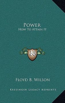 portada power: how to attain it (en Inglés)
