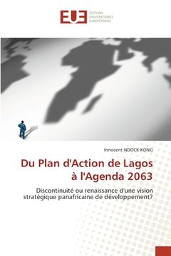 portada Du Plan d'Action de Lagos à l'Agenda 2063 (en Francés)