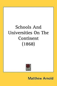 portada schools and universities on the continent (1868)