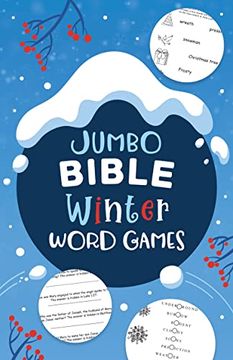 portada Jumbo Bible Winter Word Games (en Inglés)