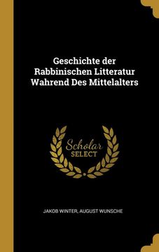 portada Geschichte der Rabbinischen Litteratur Wahrend des Mittelalters (in German)