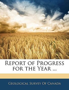 portada report of progress for the year ...