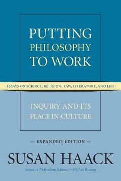 portada putting philosophy to work (en Inglés)