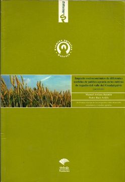 portada Impacto Socioeconómico De Diferentes Medidas De Política Agraria En Los Cultivos De Regadío Del Valle Del Guadalquivir