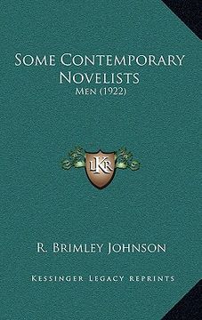 portada some contemporary novelists: men (1922) (en Inglés)