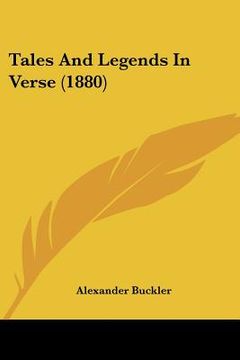 portada tales and legends in verse (1880) (en Inglés)