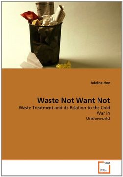portada Waste Not Want Not: Waste Treatment and its Relation to the Cold War in Underworld