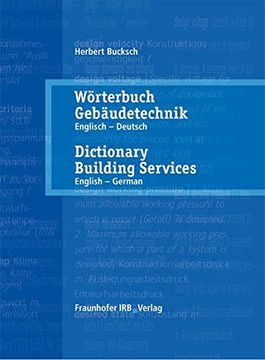 portada Wörterbuch Gebäudetechnik. Band 1 Englisch - Deutsch. Dictionary Building Services. Vol. 1 English - German. (en Inglés)