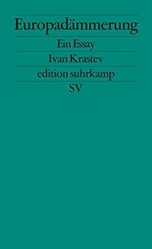 portada Europadämmerung: Ein Essay (Edition Suhrkamp) (en Alemán)