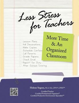 portada less stress for teachers