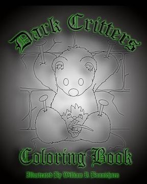 portada Dark Critters Coloring Book (en Inglés)