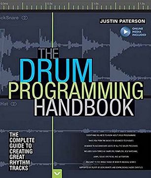 portada Paterson Justin Drum Programming Hadnbook Complete Guide Bam Bk/Aud: The Complete Guide to Creating Great Rhythm Tracks (Handbook) (en Inglés)