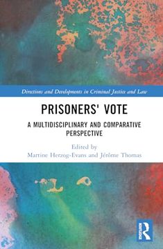 portada Prisoners' Vote (Directions and Developments in Criminal Justice and Law)