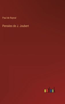 portada Pensées de J. Joubert (en Francés)