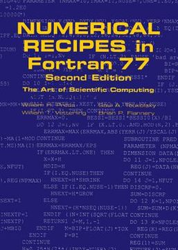 portada Numerical Recipes in Fortran 77: Volume 1, Volume 1 of Fortran Numerical Recipes: The art of Scientific Computing: Fortran Numerical Recipes v. 1, 