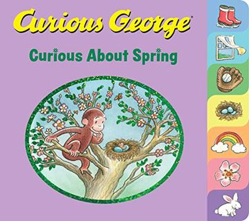 portada Curious George: Curious About Spring (in English)