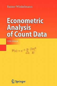 portada econometric analysis of count data (en Inglés)