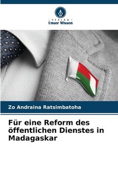 portada Für eine Reform des öffentlichen Dienstes in Madagaskar (in German)