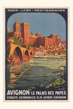 portada Vintage Journal Avignon Travel Poster