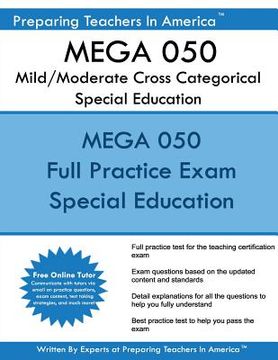 portada MEGA 050 Mild/Moderate Cross Categorical Special Education: MEGA 050 Special Education (en Inglés)