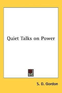 portada quiet talks on power