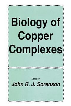 portada Biology of Copper Complexes (en Inglés)
