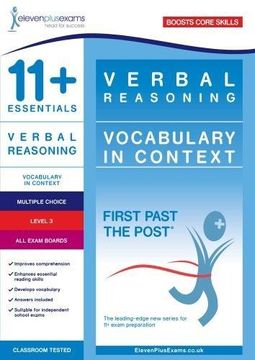 portada 11+ Essentials Verbal Reasoning: Vocabulary in Context Level 3 (First Past The Post)
