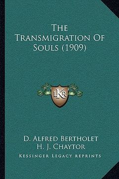 portada the transmigration of souls (1909) (in English)