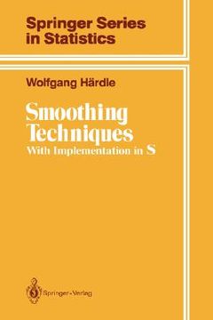 portada smoothing techniques: with implementation in s (en Inglés)
