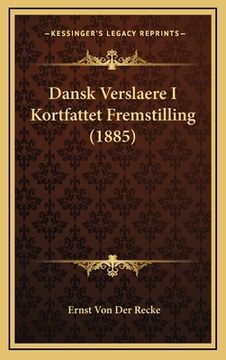 portada Dansk Verslaere I Kortfattet Fremstilling (1885)