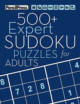 portada 500+ Expert Sudoku Puzzles for Adults: Sudoku Puzzle Books Expert (with answers (en Inglés)