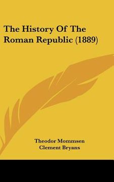 portada the history of the roman republic (1889) (en Inglés)