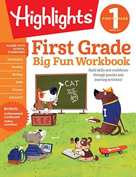 portada The big fun First Grade Activity Book: Build Skills and Confidence Through Puzzles and Early Learning Activities! (Highlights (Tm) big fun Activity Workbooks) (en Inglés)