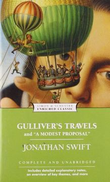 portada Gulliver's Travels and a Modest Proposal (Enriched Classics) (in English)