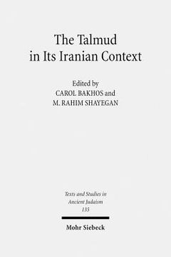 portada The Talmud in Its Iranian Context (en Inglés)