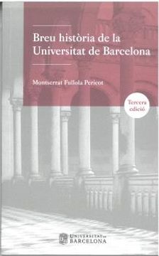 portada Breu Historia de la Universitat de Barcelona (en Catalá)