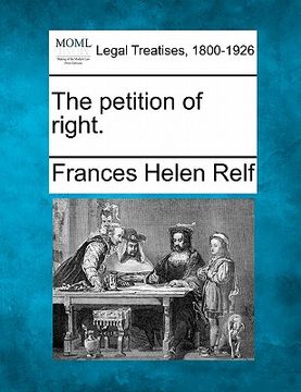 portada the petition of right. (en Inglés)