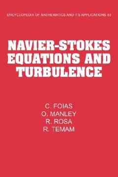 portada Eom: 83 Navier-Stokes eq Turbulence (Encyclopedia of Mathematics and its Applications) (en Inglés)