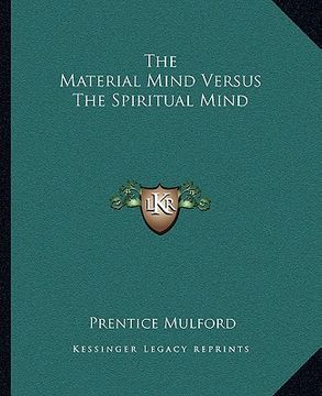 portada the material mind versus the spiritual mind (in English)