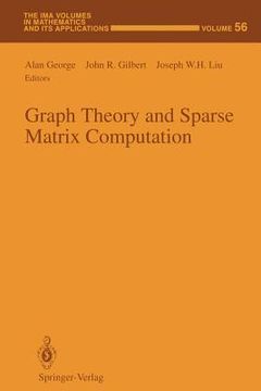 portada graph theory and sparse matrix computation (en Inglés)