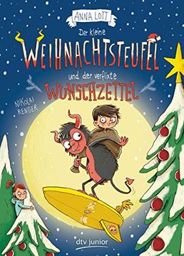 portada Der Kleine Weihnachtsteufel und der Verflixte Wunschzettel (en Alemán)