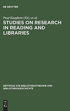 portada Studies on Research in Reading and Libraries (Beiträge zur Bibliothekstheorie und Bibliotheksgeschichte) (in English)