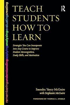 portada Teach Students how to Learn (en Inglés)