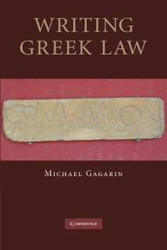 portada Writing Greek law (en Inglés)