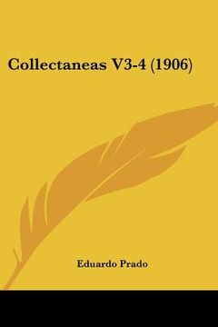 portada collectaneas v3-4 (1906) (in English)