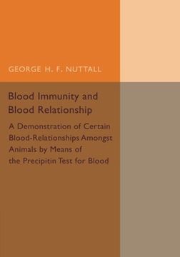 portada Blood Immunity and Blood Relationship (en Inglés)