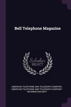 portada Bell Telephone Magazine (in English)