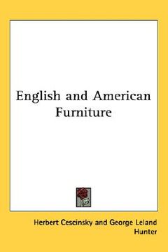 portada english and american furniture (en Inglés)