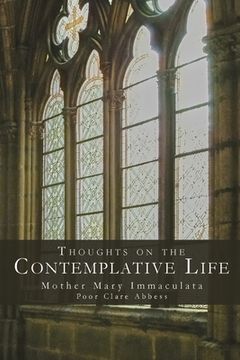 portada Thoughts on the Contemplative Life (in English)